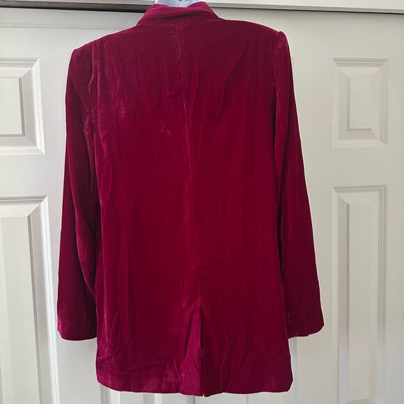 Endless Rose Velvet loose Fit Blazer - Picture 5 of 8